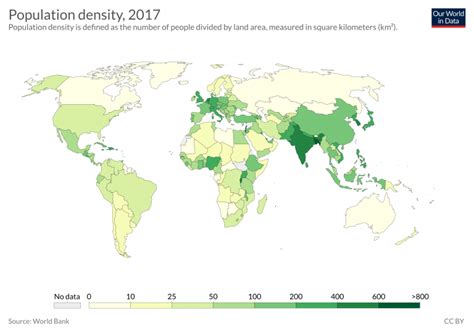 most densely populated places|Population density .